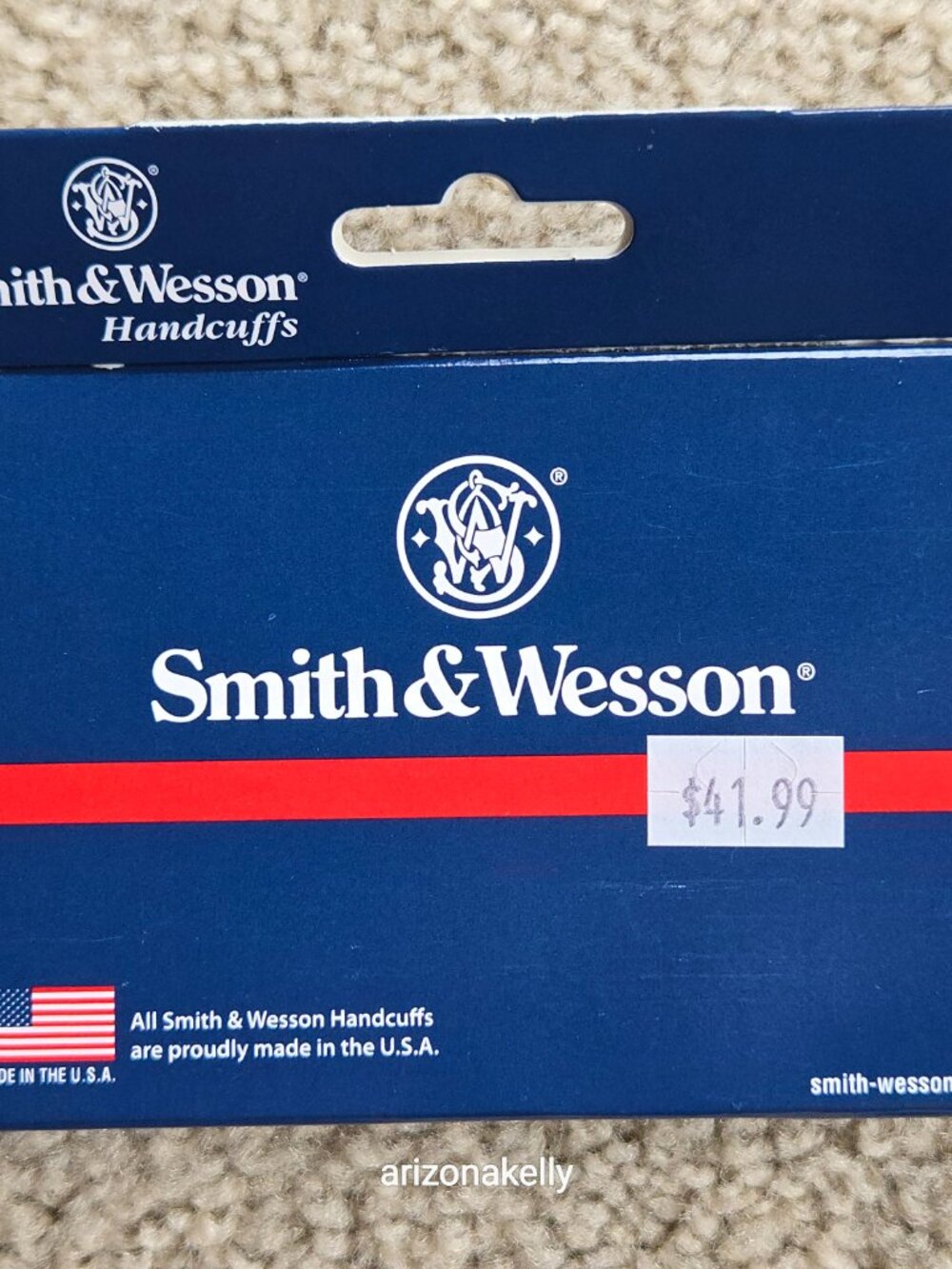 NIB Smith & Wesson Handcuffs Black Chain - Picture 3 of 3